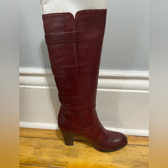 FRYE Fiona 3 Strap Cranberry Boot BNIB - Picture 4 of 11